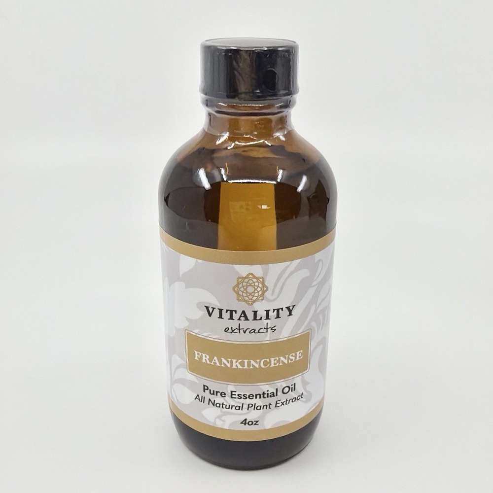 Vitality Extracts Frankincense 4oz New Sealed Bottle With Dropper Cap Ships Free